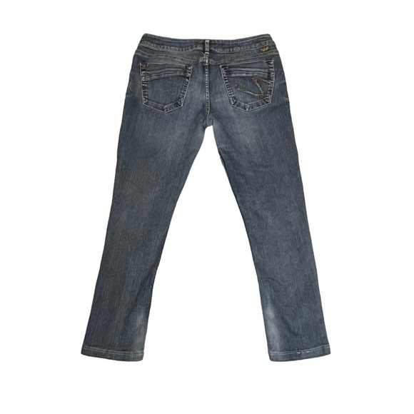 VINTAGE Silver Jean Straight Leg Low Rise. Blue Size 8? #1006 - Picture 3 of 6